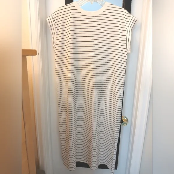 a new day t shirt dress A New Day Women's T-shirt Dress Size XS Pink/Purple Midi Short Sleeve  Stretch